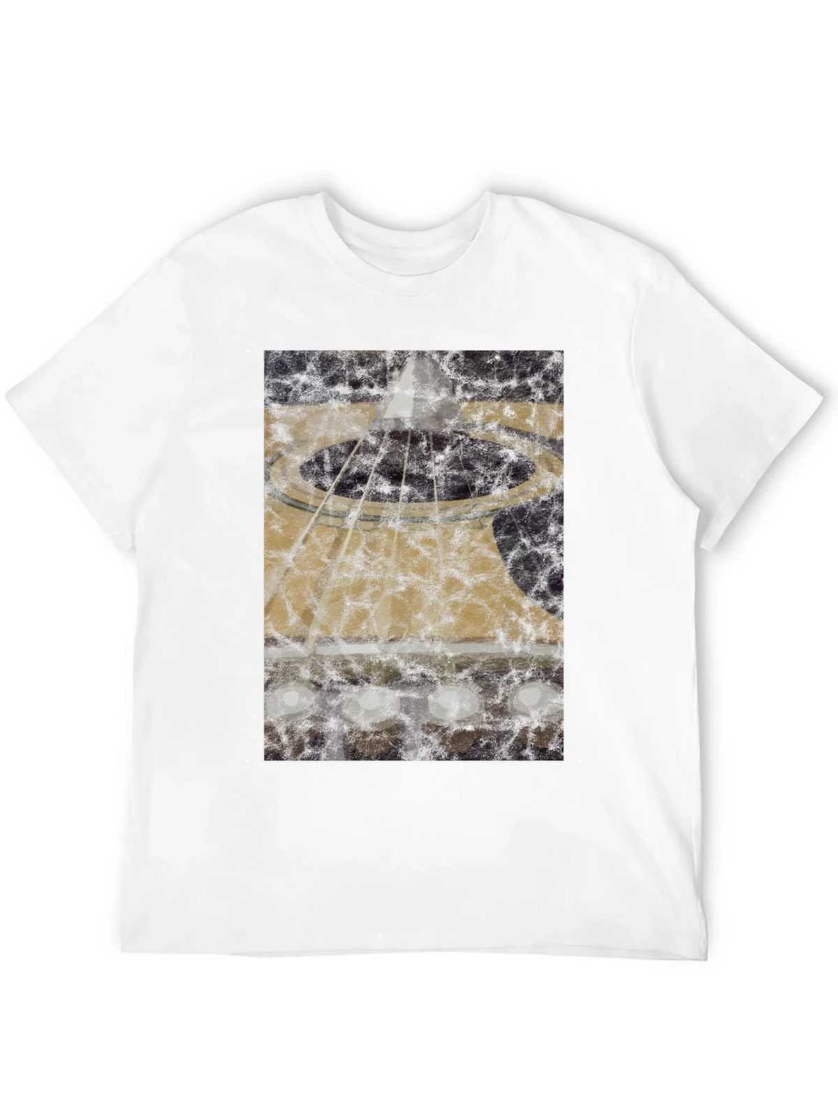 Abstract Acoustic Guitar Graphic T-Shirt product image 3