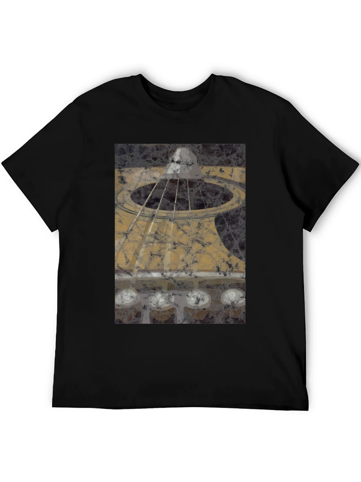 Abstract Acoustic Guitar Graphic T-Shirt product image 8