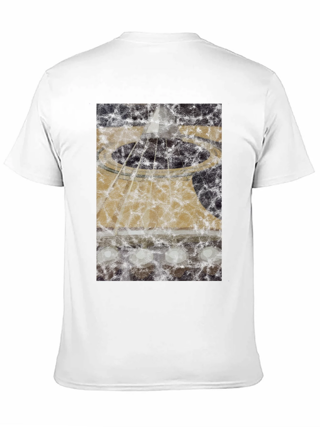 Abstract Acoustic Guitar Graphic T-Shirt product image 2