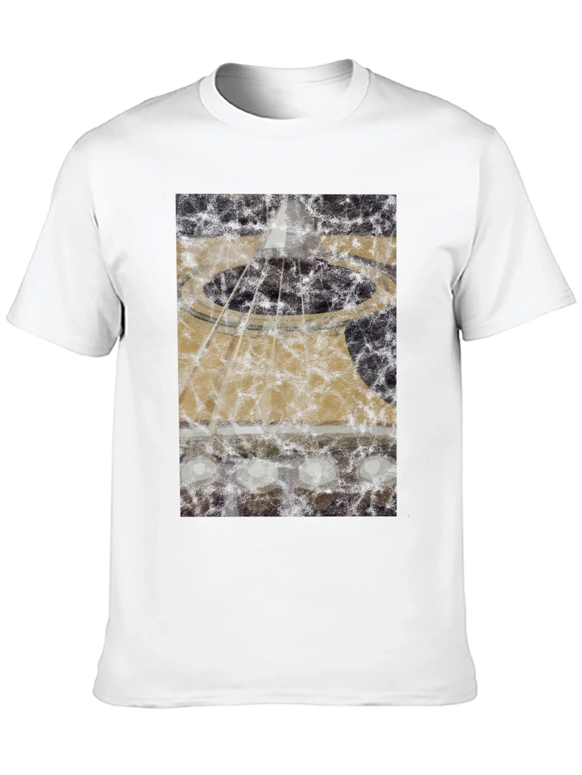 Abstract Acoustic Guitar Graphic T-Shirt product image 12