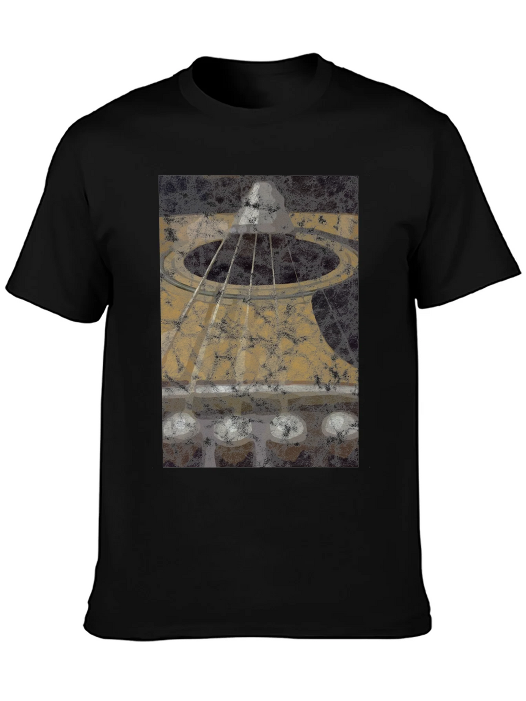 Abstract Acoustic Guitar Graphic T-Shirt product image 6