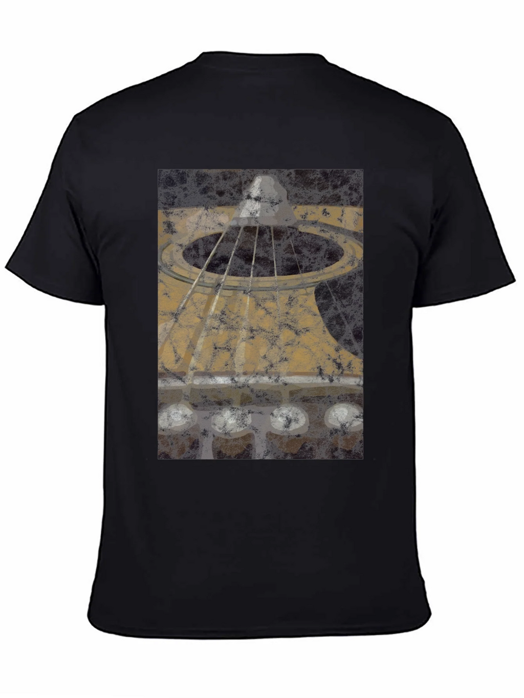 Abstract Acoustic Guitar Graphic T-Shirt product image 7