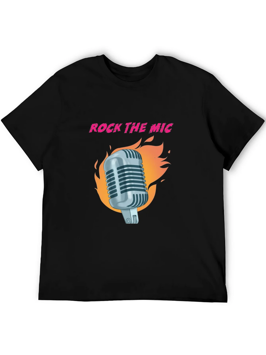 Rock the Mic Graphic T-Shirt - Black product image 8