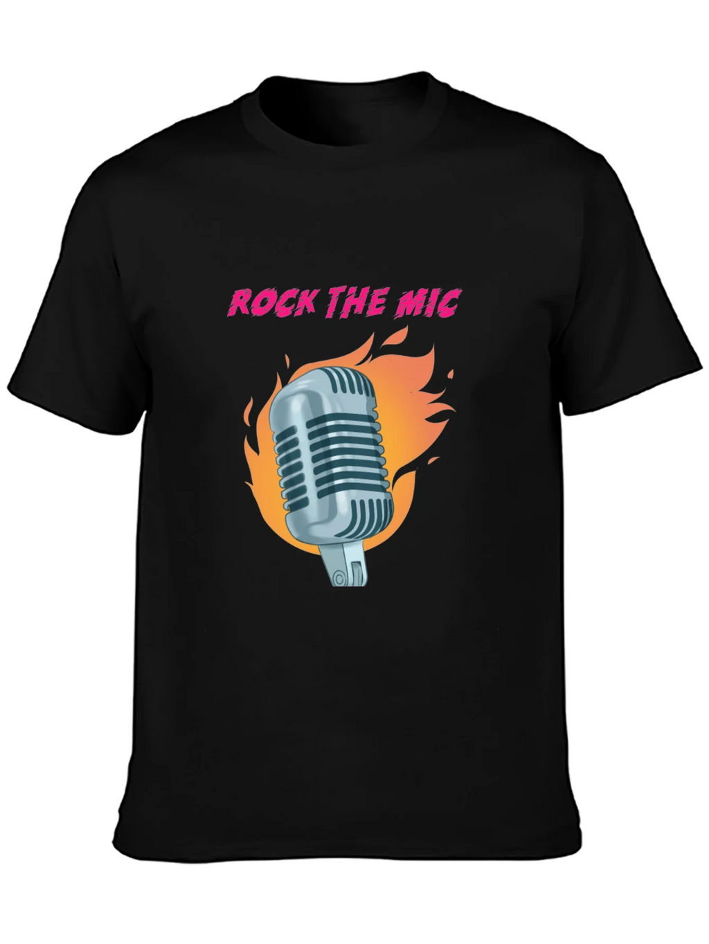 Rock the Mic Graphic T-Shirt - Black product image 6