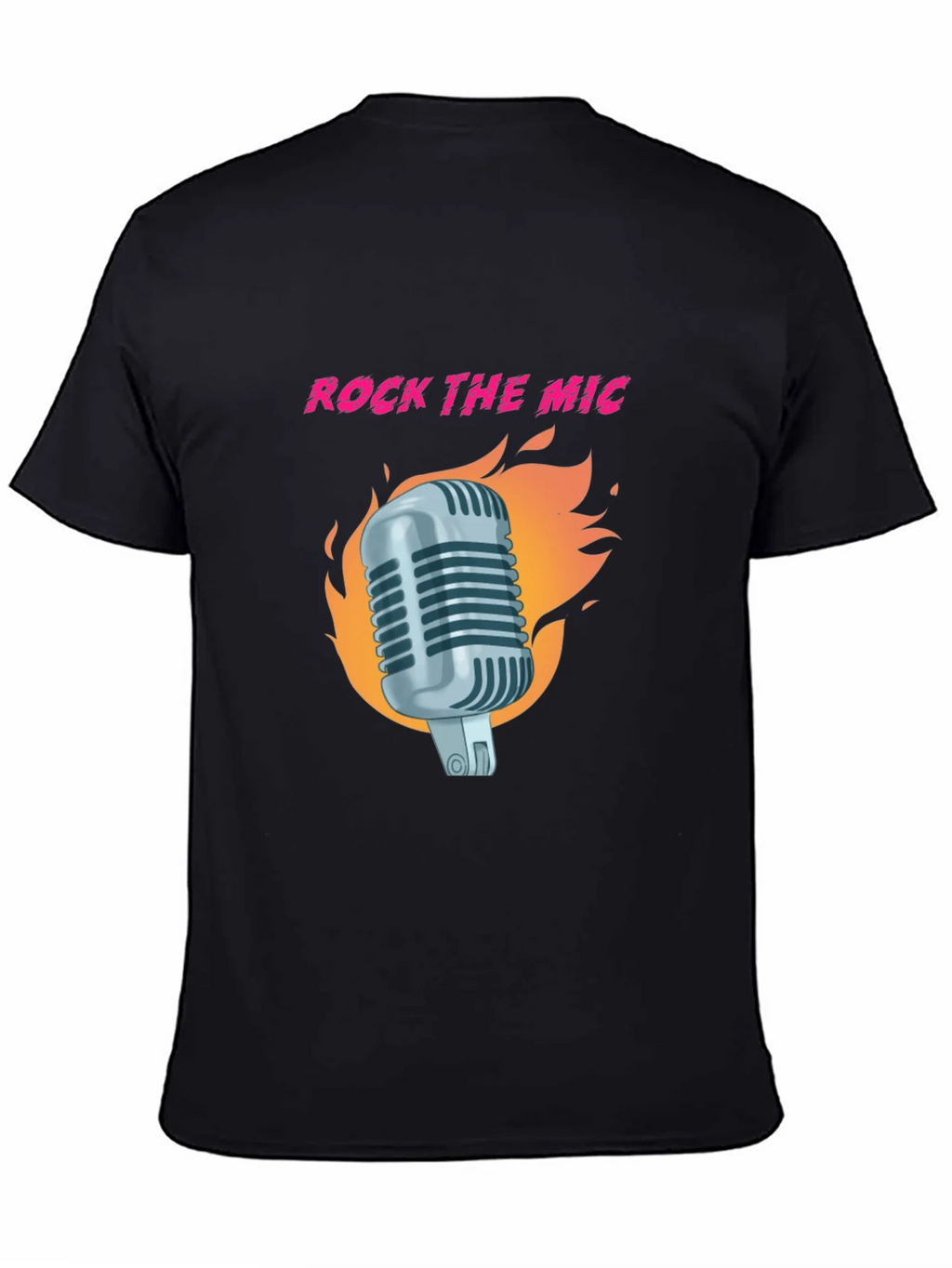 Rock the Mic Graphic T-Shirt - Black product image 7