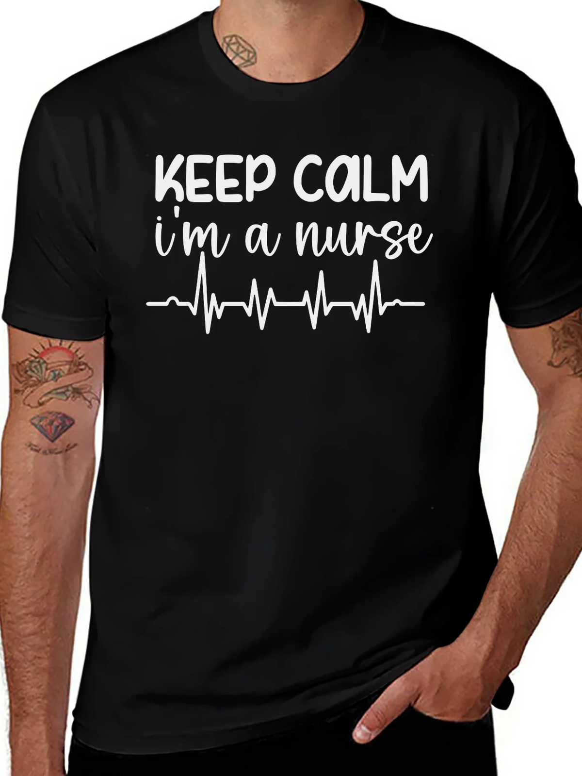 Keep Calm Nurse T-Shirt: Comfort & Style product image 1