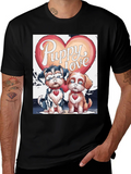 Puppy Love Valentines Day Graphic Tee product image 1
