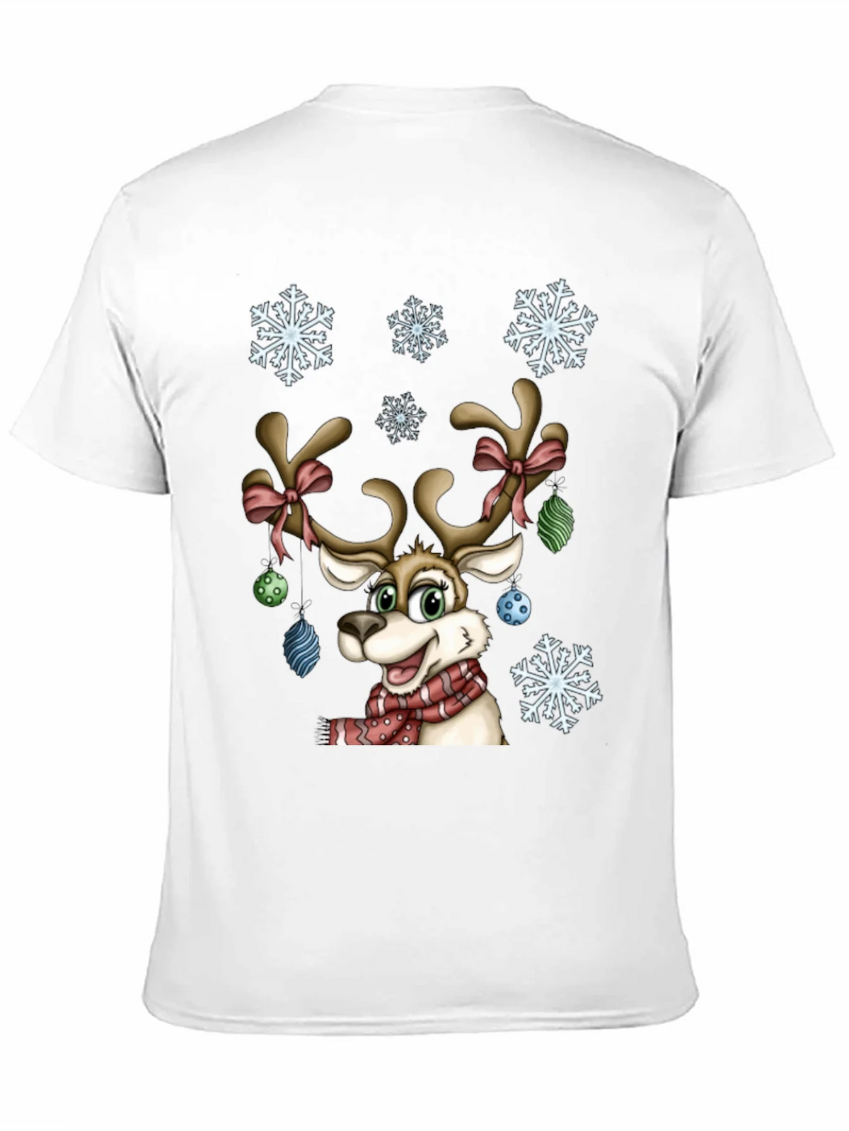 Festive Reindeer Graphic Tee - Holiday Cheer product image 2