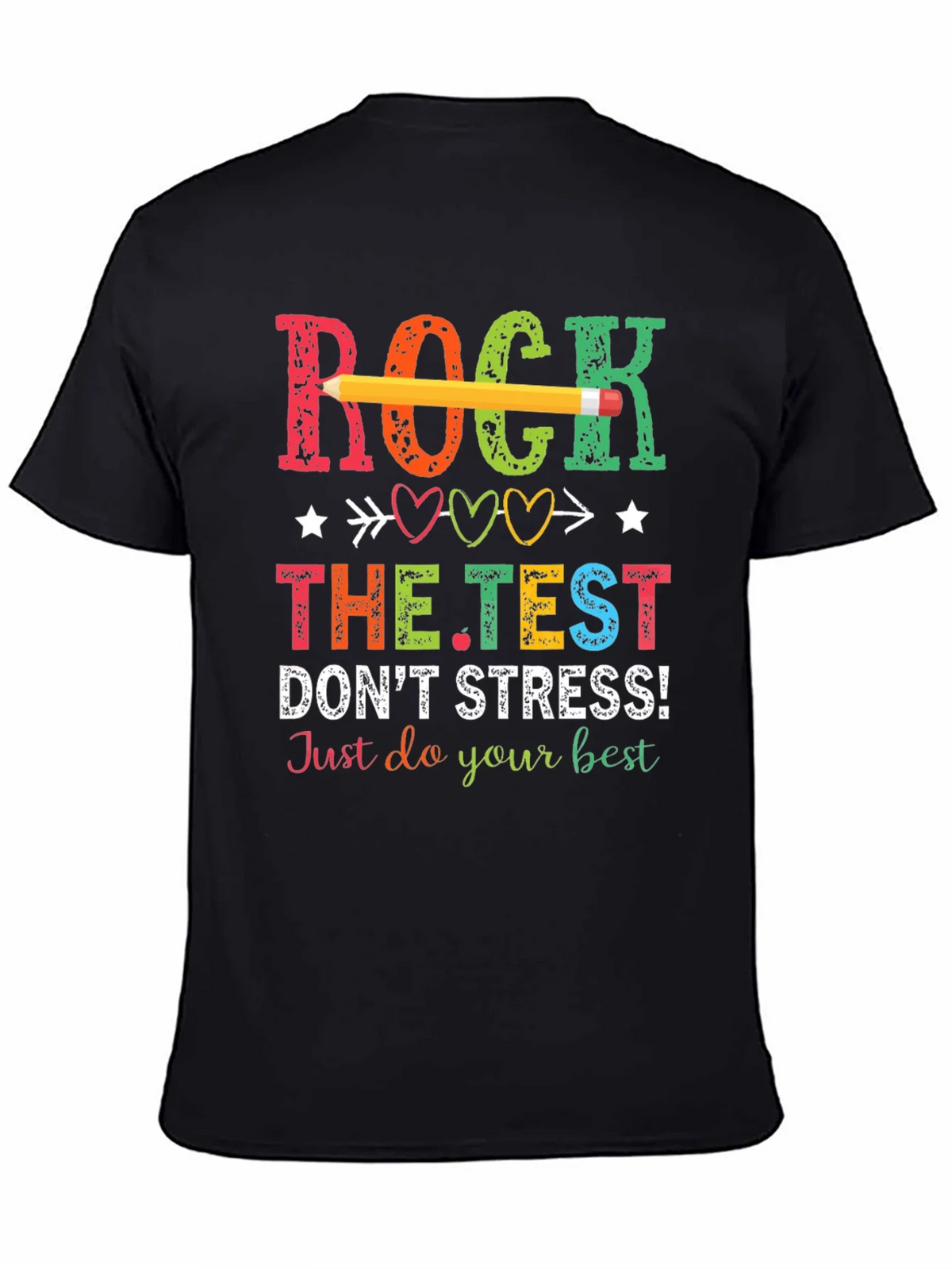 Rock The Test T-Shirt - Dont Stress! product image 7