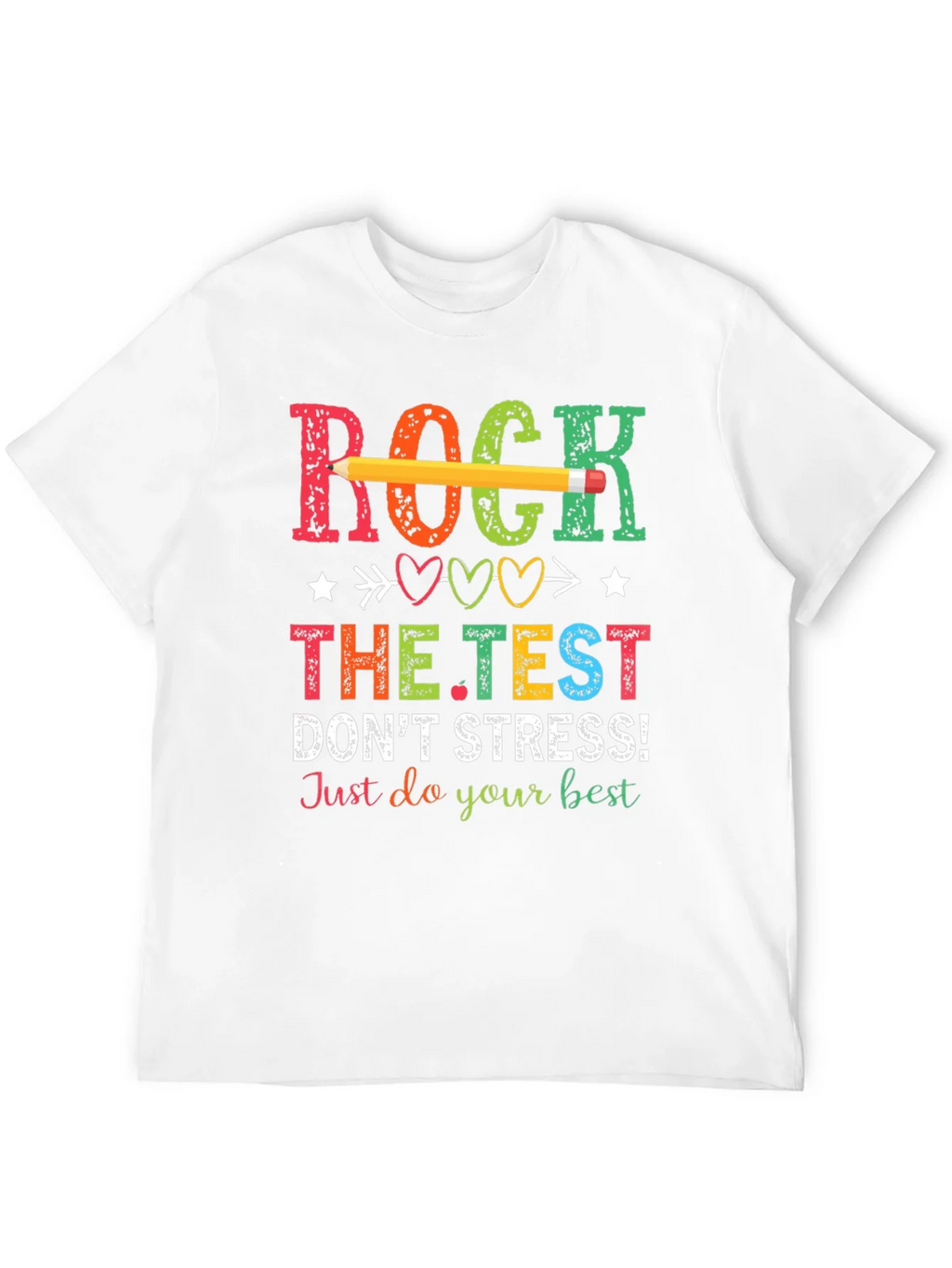 Rock The Test T-Shirt - Dont Stress! product image 3