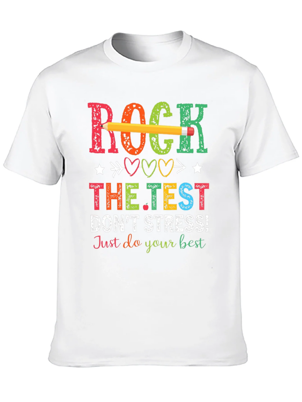 Rock The Test T-Shirt - Dont Stress! product image 12
