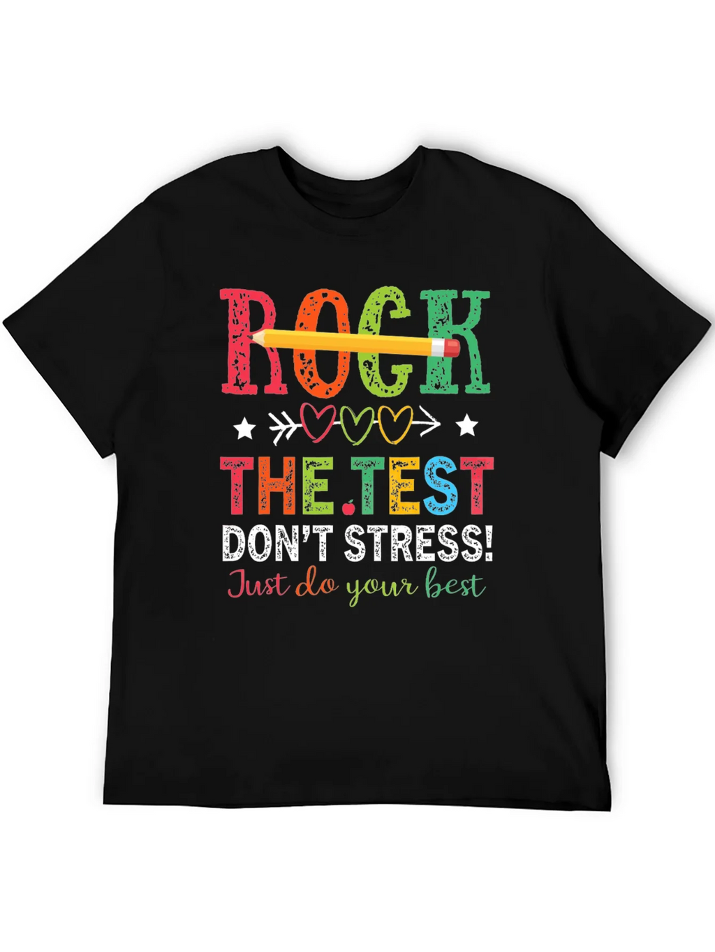 Rock The Test T-Shirt - Dont Stress! product image 8