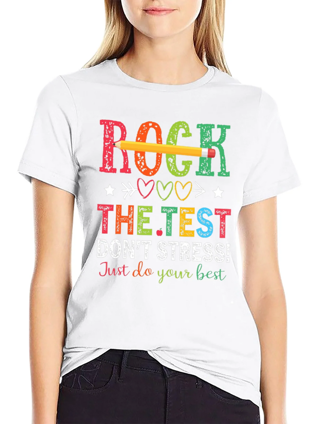 Rock The Test T-Shirt - Dont Stress! product image 11