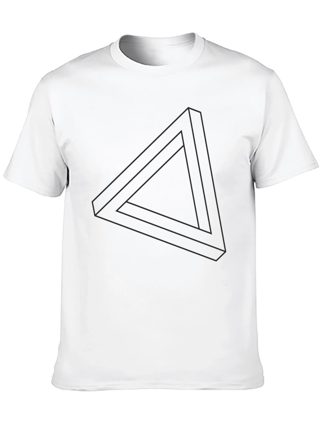 Impossible Triangle Graphic Tee - Modern Illusion Design product image 12