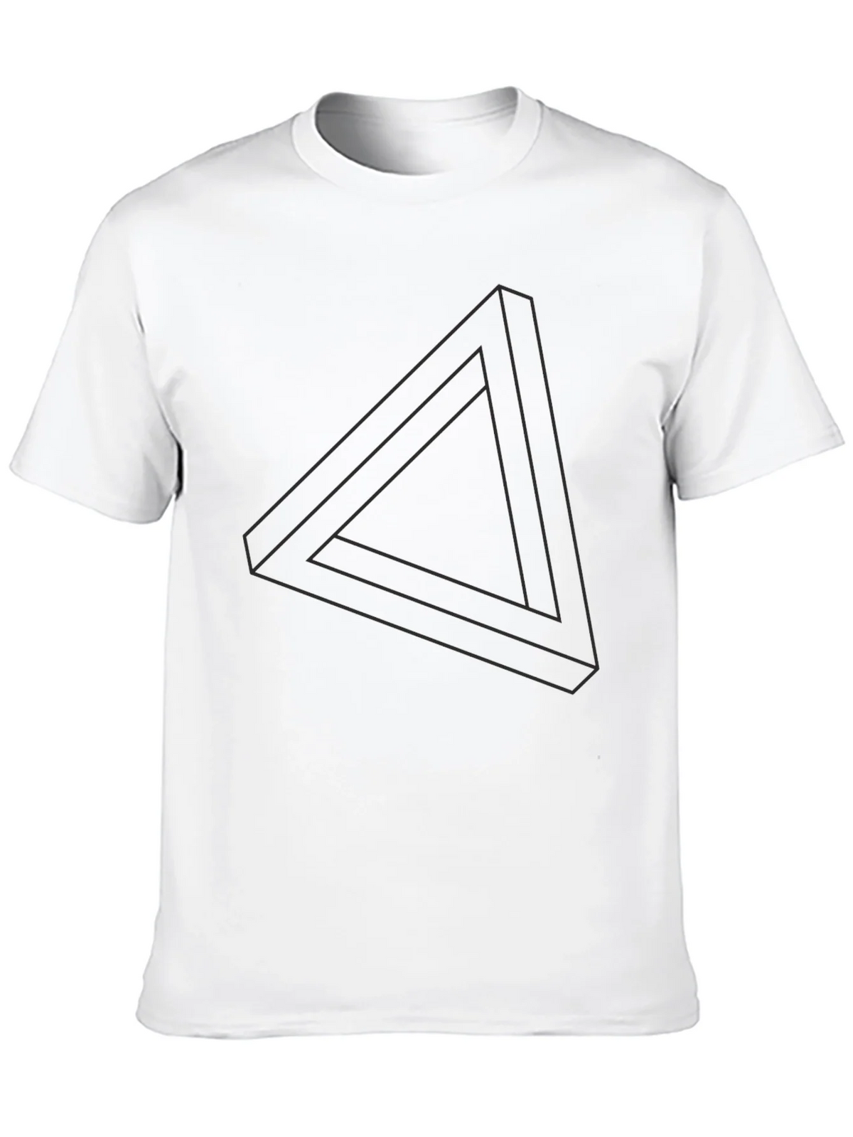 Impossible Triangle Graphic Tee - Modern Illusion Design product image 12