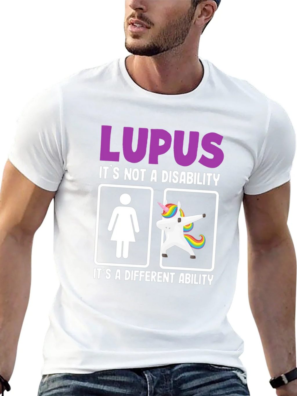 Lupus Awareness Graphic Tee - Its a Different Ability product image 4