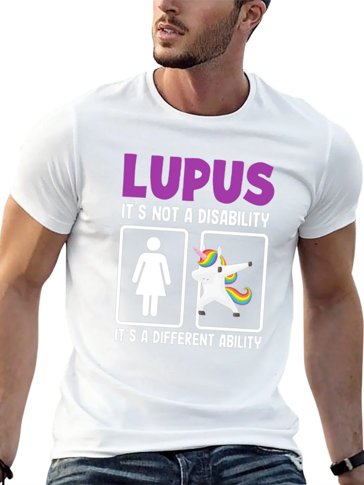 Lupus Awareness Graphic Tee - Its a Different Ability product image 4