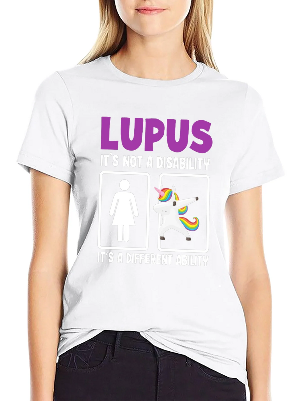 Lupus Awareness Graphic Tee - Its a Different Ability product image 11