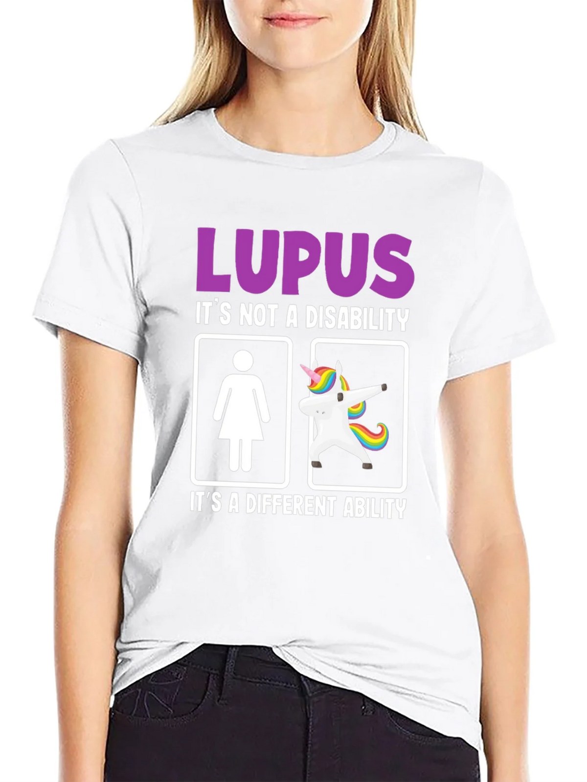 Lupus Awareness Graphic Tee - Its a Different Ability product image 11