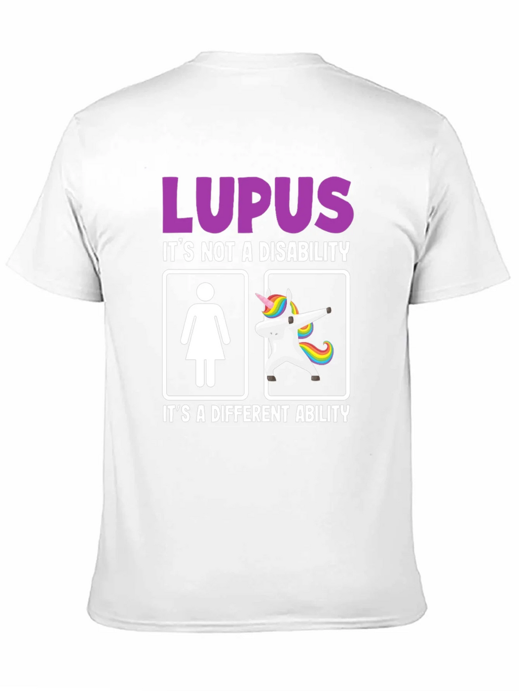 Lupus Awareness Graphic Tee - Its a Different Ability product image 2