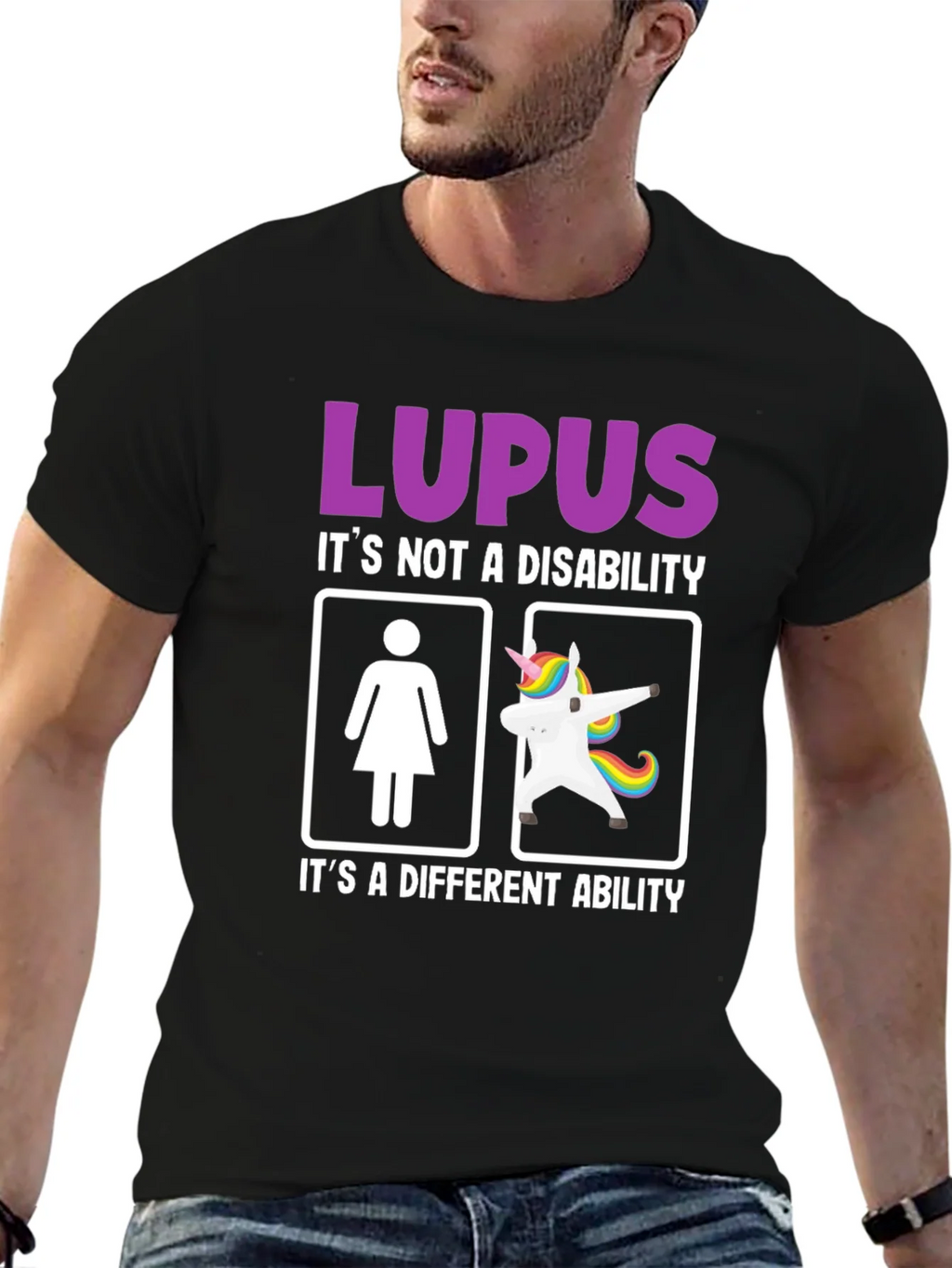 Lupus Awareness Graphic Tee - Its a Different Ability product image 9