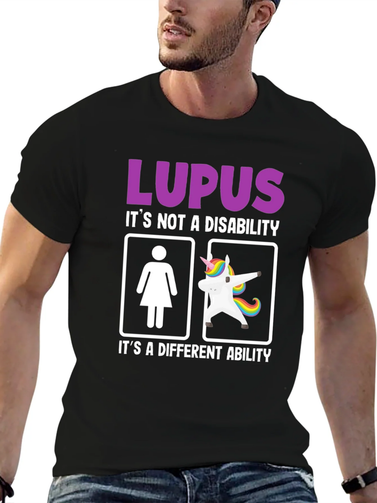 Lupus Awareness Graphic Tee - Its a Different Ability product image 9
