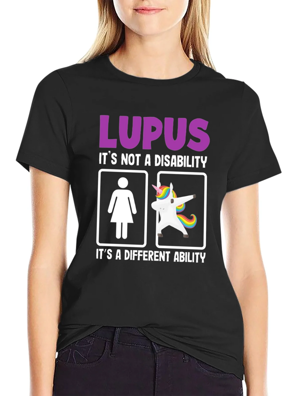 Lupus Awareness Graphic Tee - Its a Different Ability product image 5