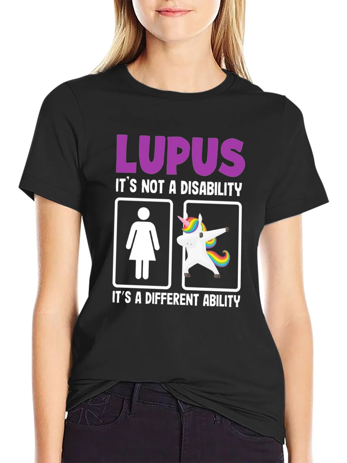 Lupus Awareness Graphic Tee - Its a Different Ability product image 5