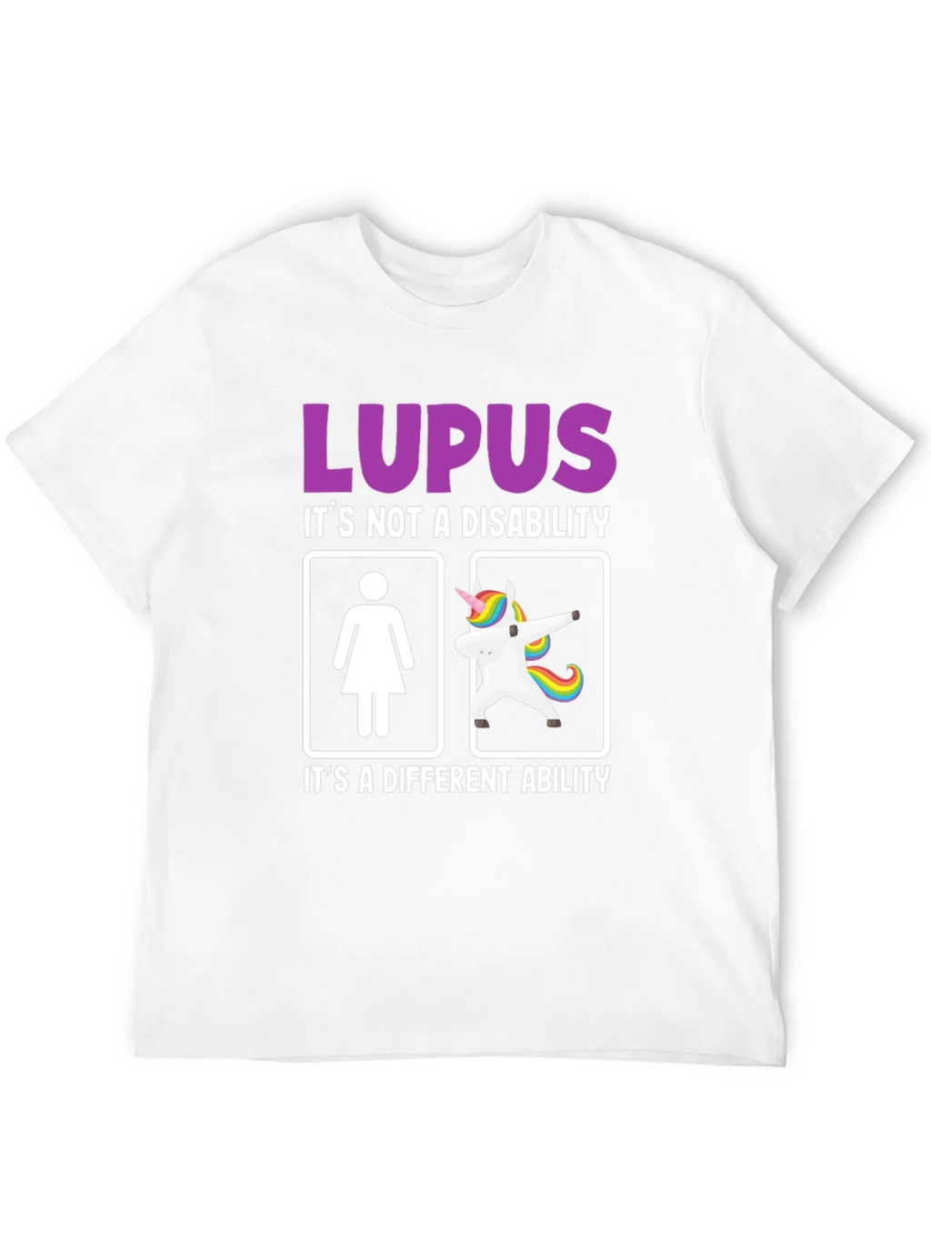 Lupus Awareness Graphic Tee - Its a Different Ability product image 3
