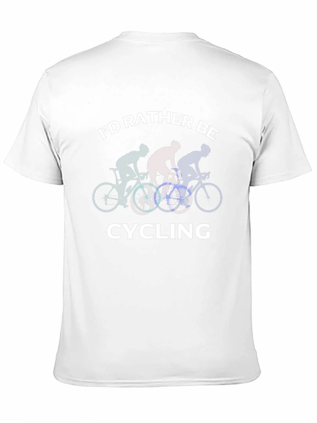 Id Rather Be Cycling Black T-Shirt product image 2