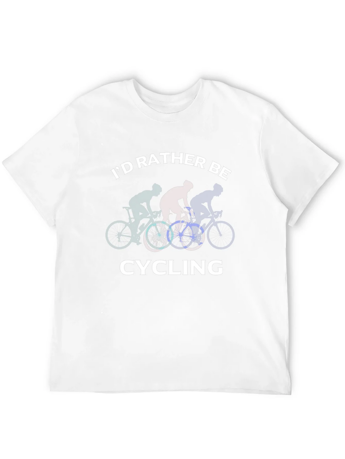 Id Rather Be Cycling Black T-Shirt product image 3
