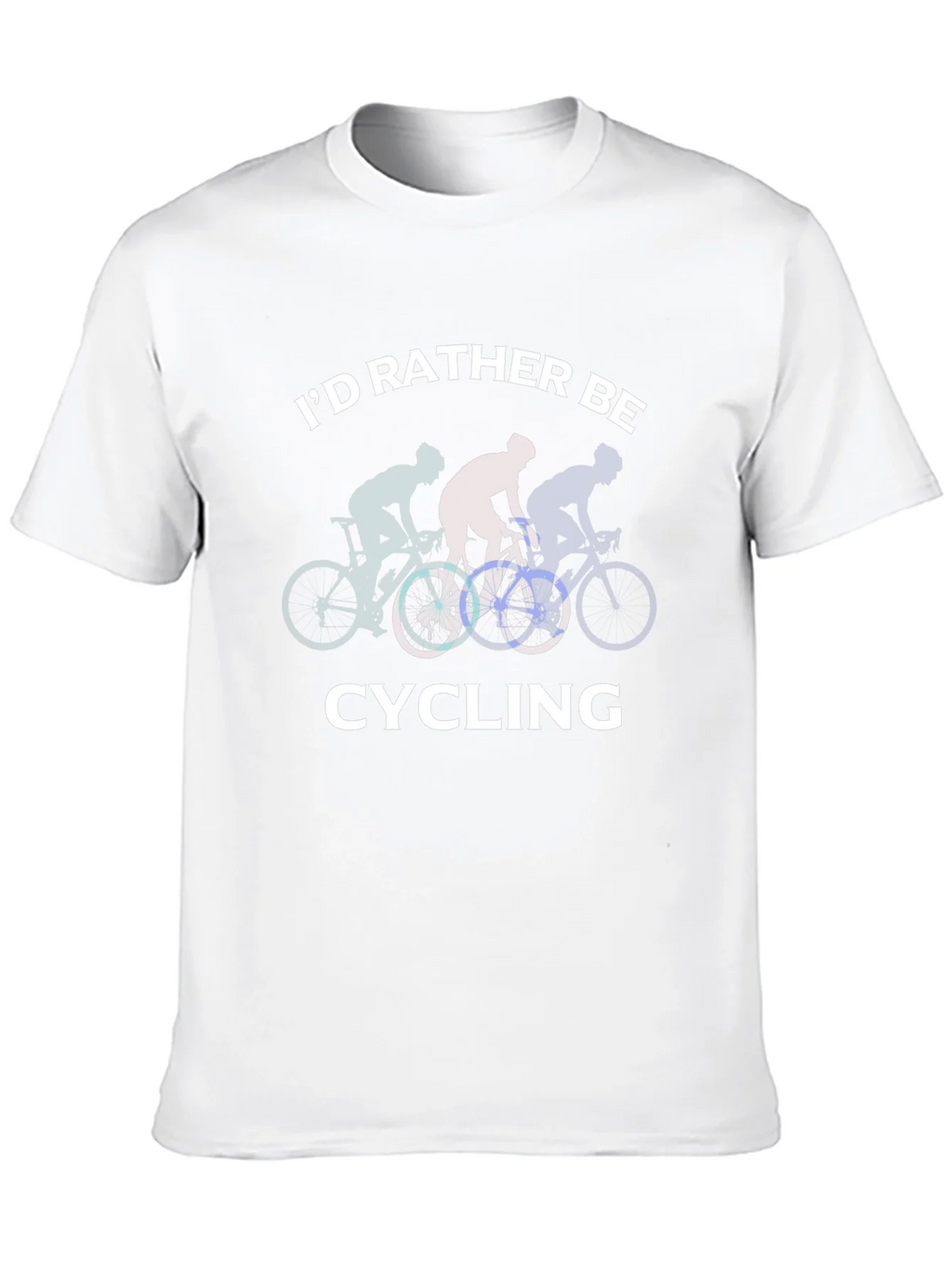 Id Rather Be Cycling Black T-Shirt product image 12