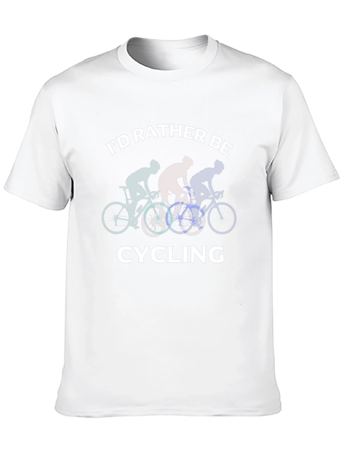Id Rather Be Cycling Black T-Shirt product image 12