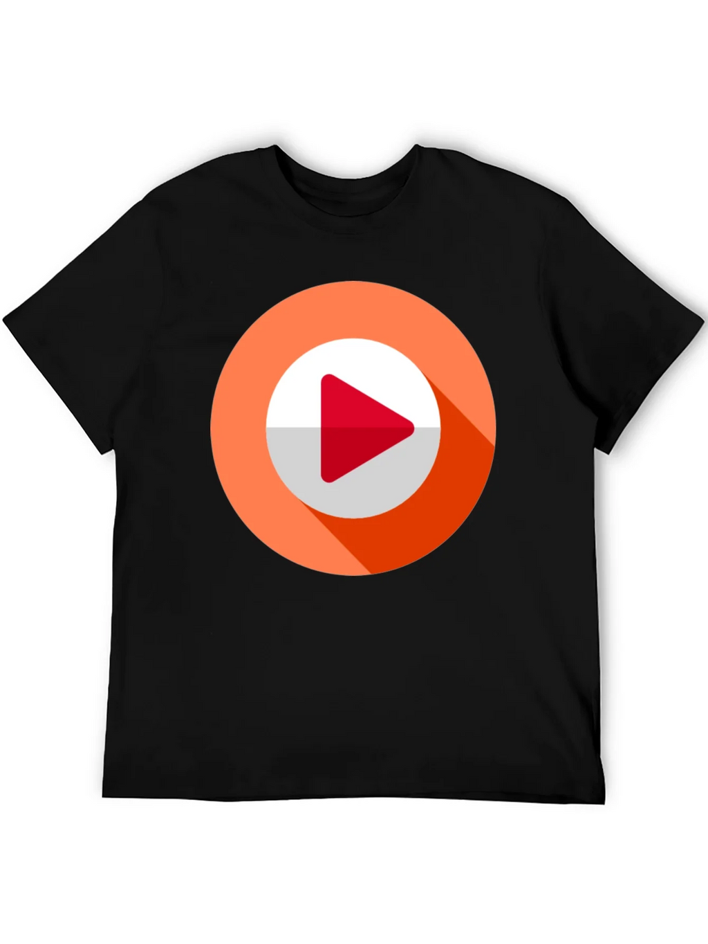Modern Play Button Graphic Tee product image 8