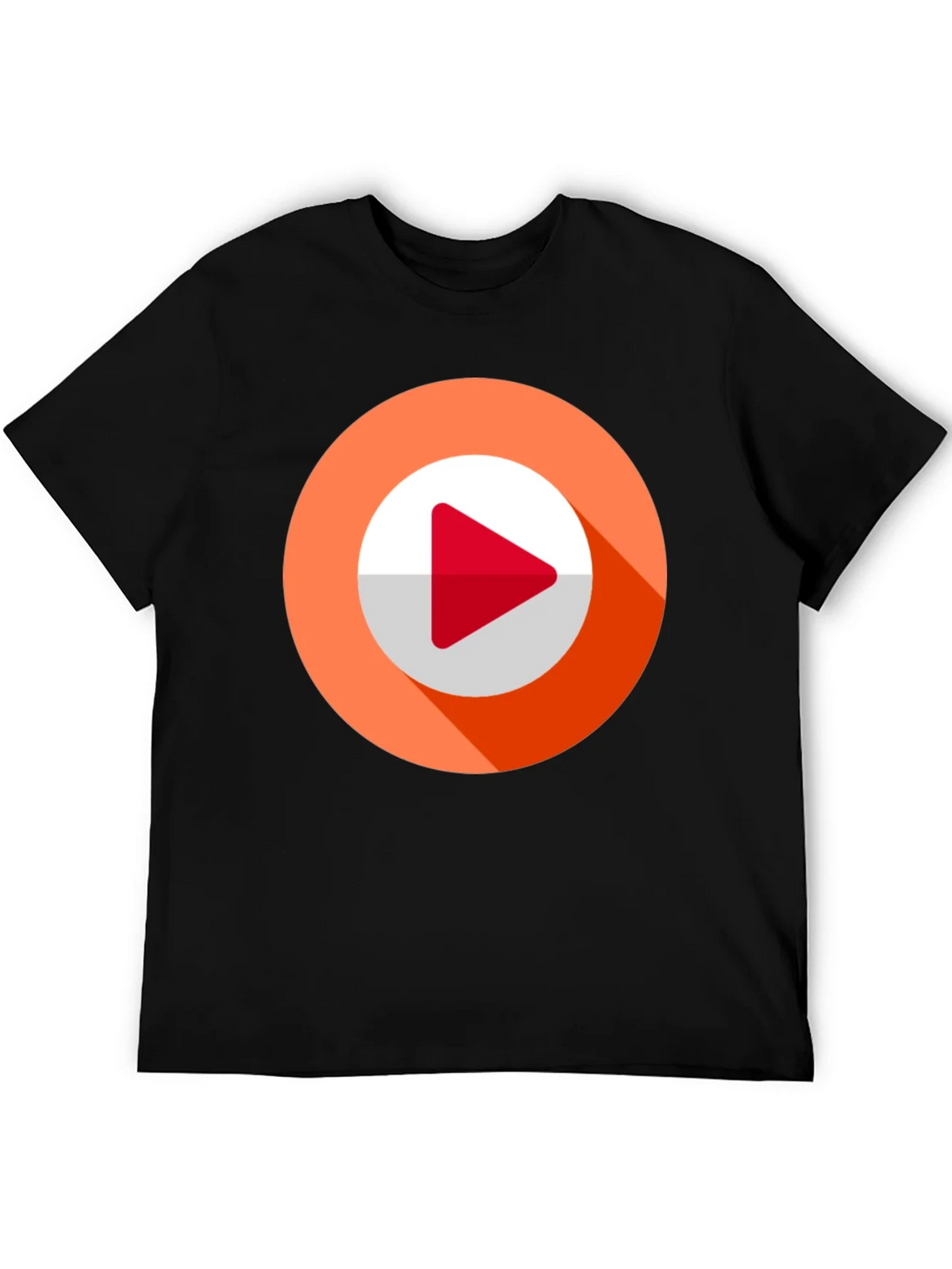 Modern Play Button Graphic Tee product image 8