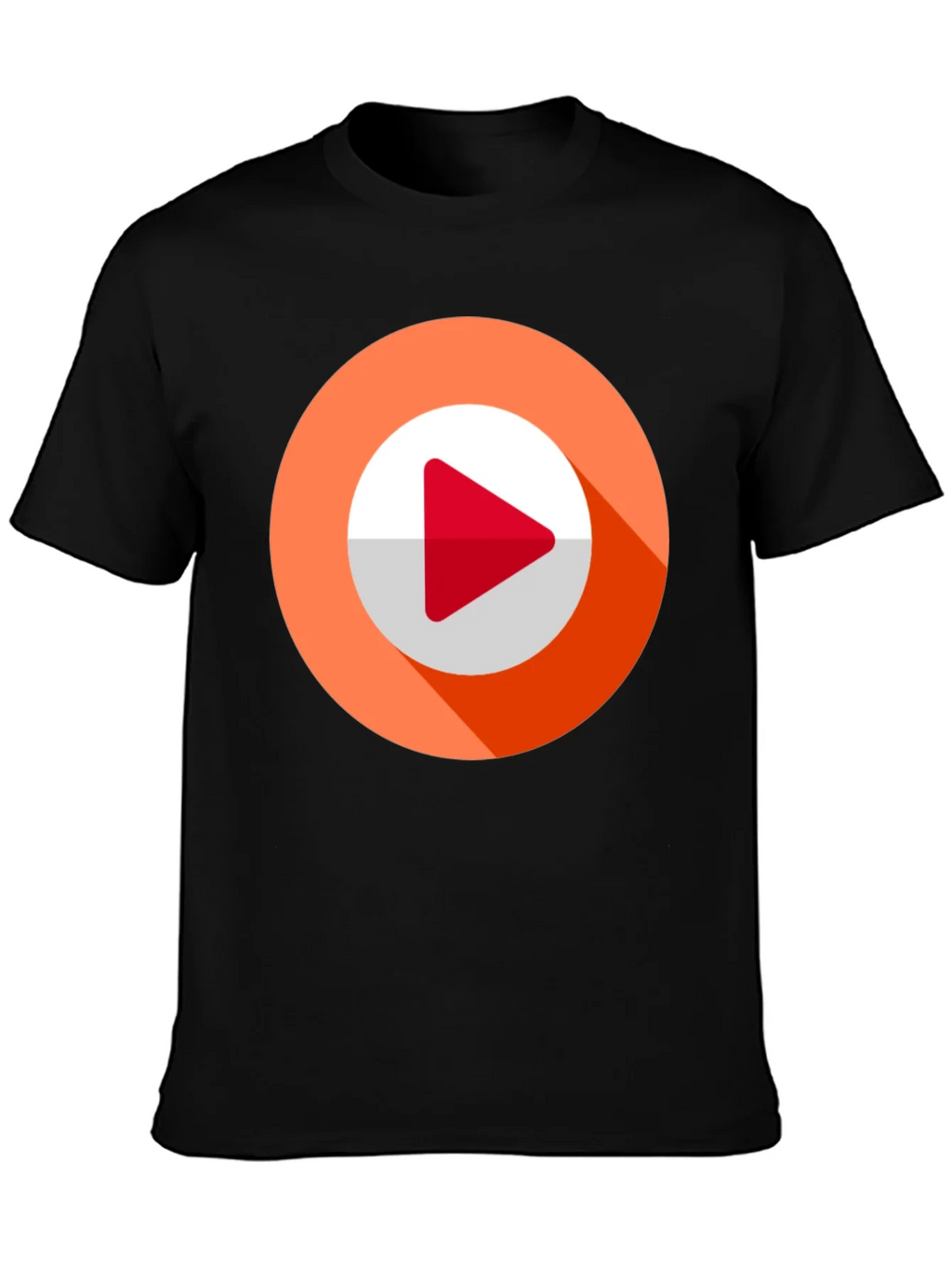 Modern Play Button Graphic Tee product image 6