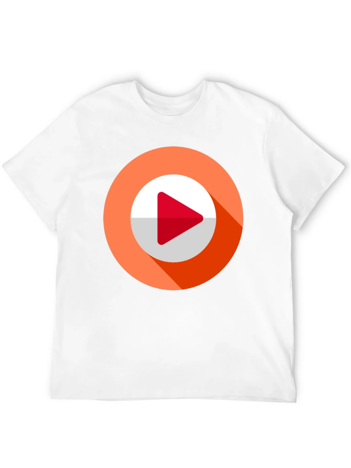 Modern Play Button Graphic Tee product image 3