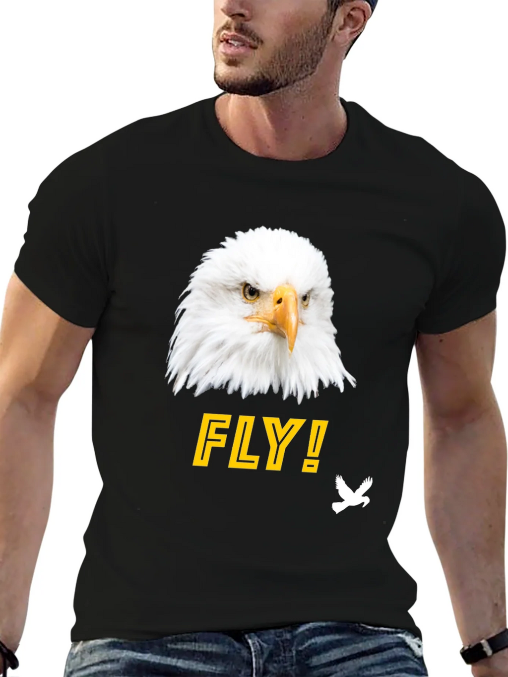 Eagle FLY! Graphic Tee - Mens Black T-Shirt product image 9