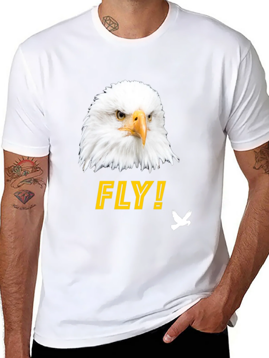 Eagle FLY! Graphic Tee - Mens Black T-Shirt product image 10