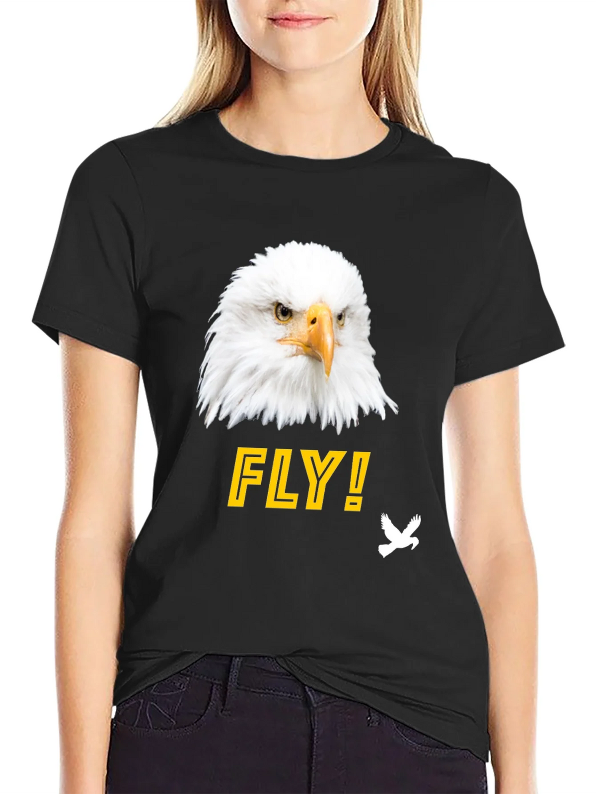 Eagle FLY! Graphic Tee - Mens Black T-Shirt product image 5