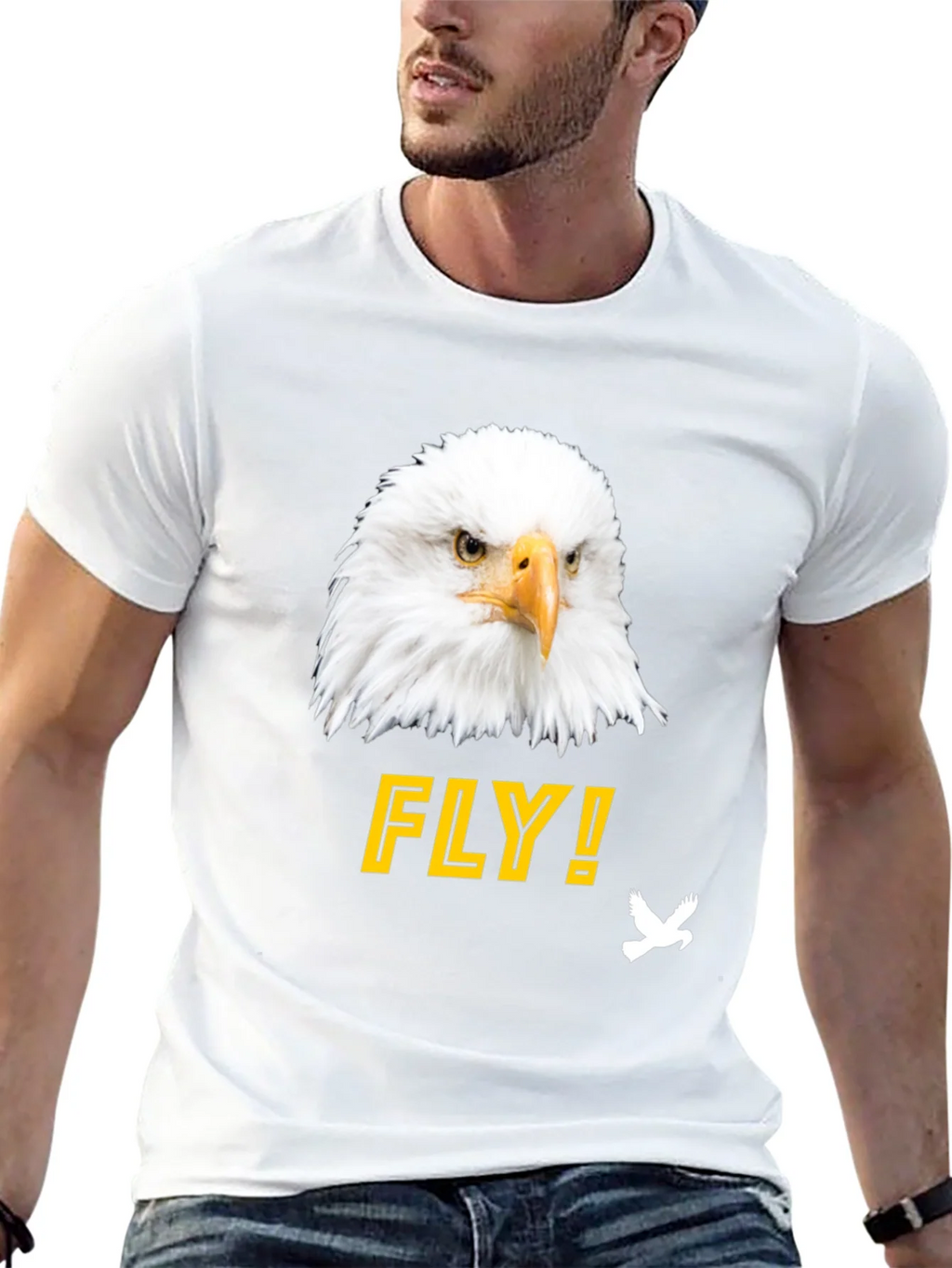 Eagle FLY! Graphic Tee - Mens Black T-Shirt product image 4