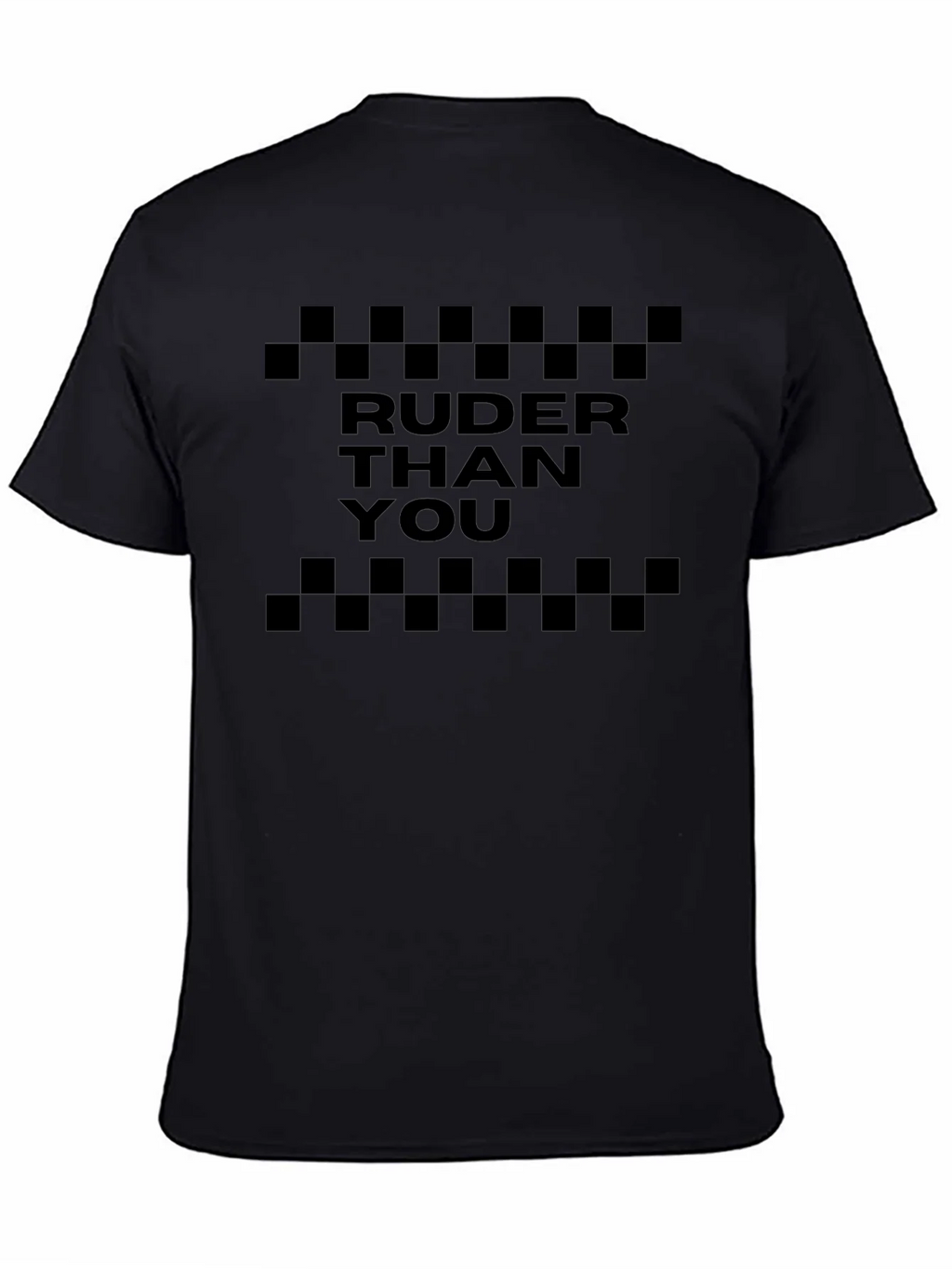 Ruder Than You Graphic Tee - Black product image 7