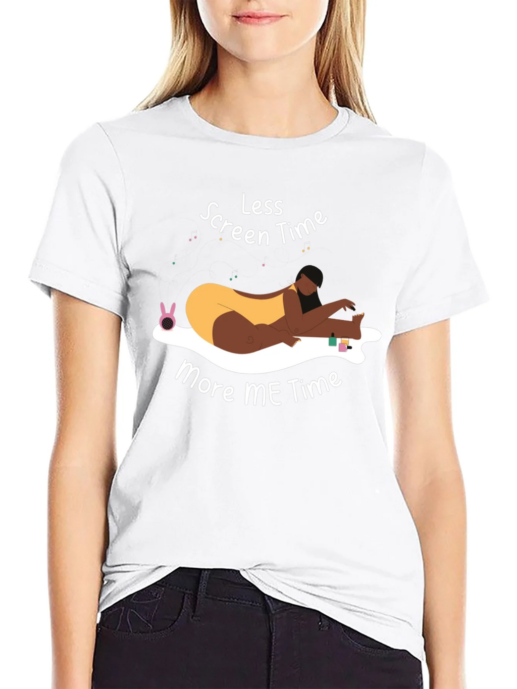 Less Screen Time More Me T-Shirt product image 11