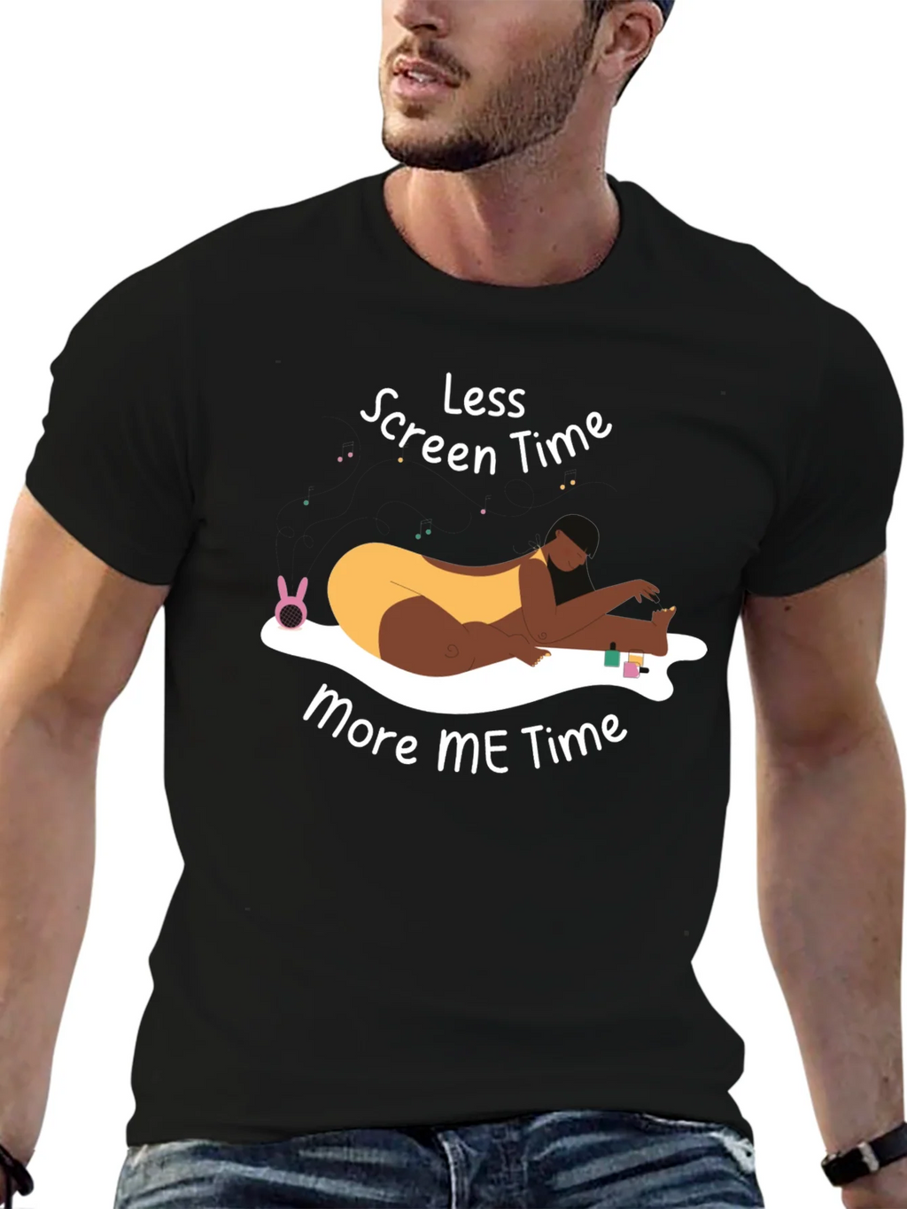 Less Screen Time More Me T-Shirt product image 9
