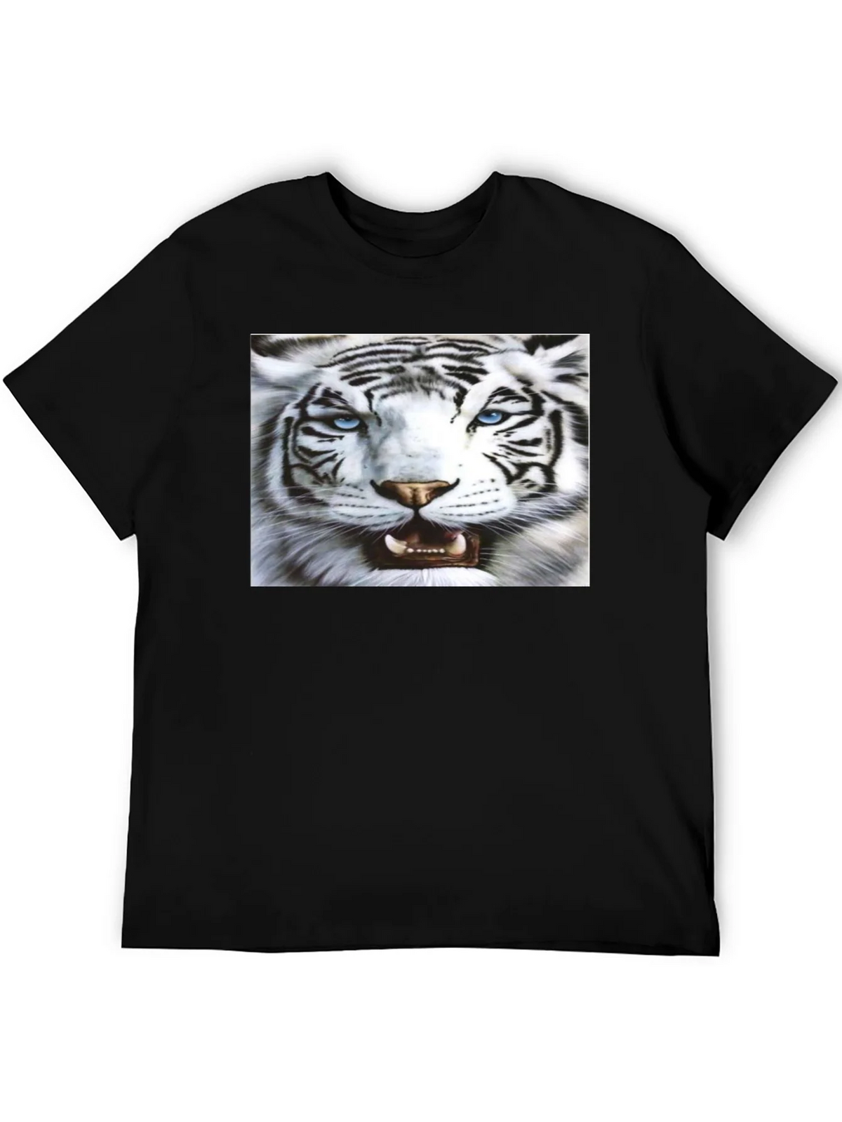 Bold Tiger Graphic Black T-Shirt product image 8