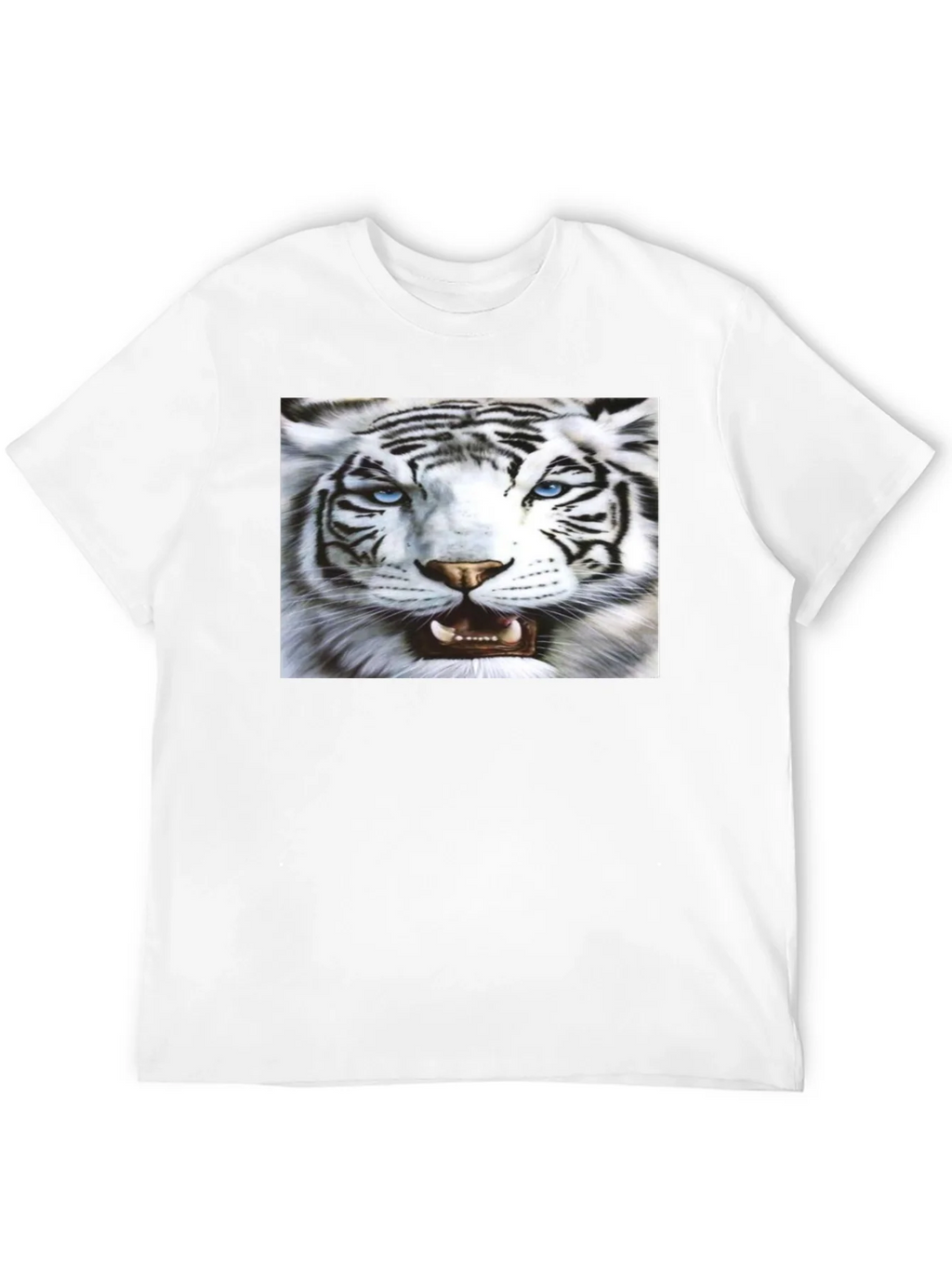 Bold Tiger Graphic Black T-Shirt product image 3