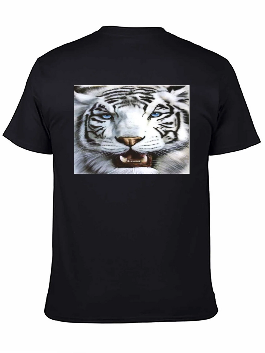 Bold Tiger Graphic Black T-Shirt product image 7