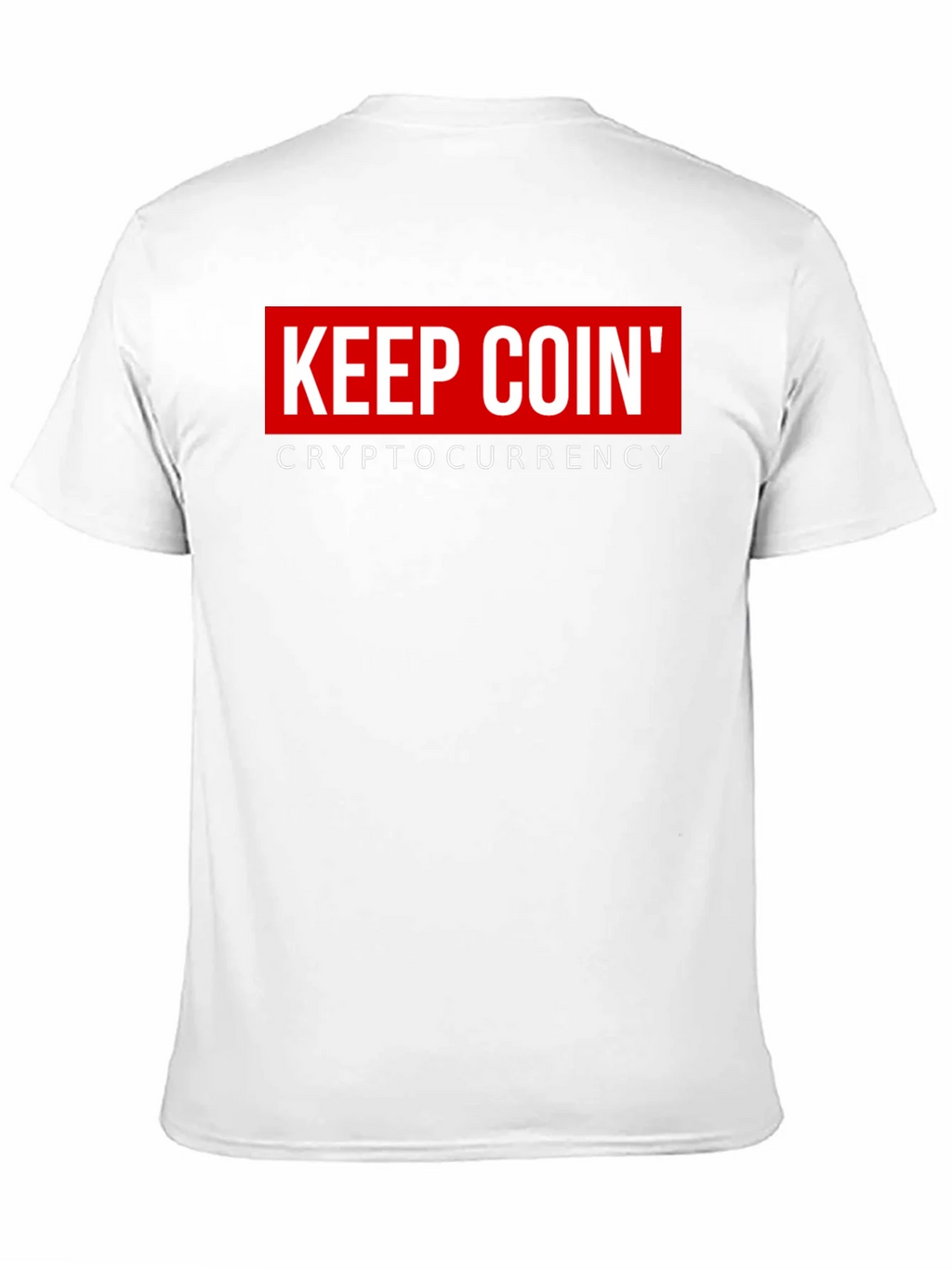 Keep Coin Cryptocurrency Black Graphic T-Shirt product image 2