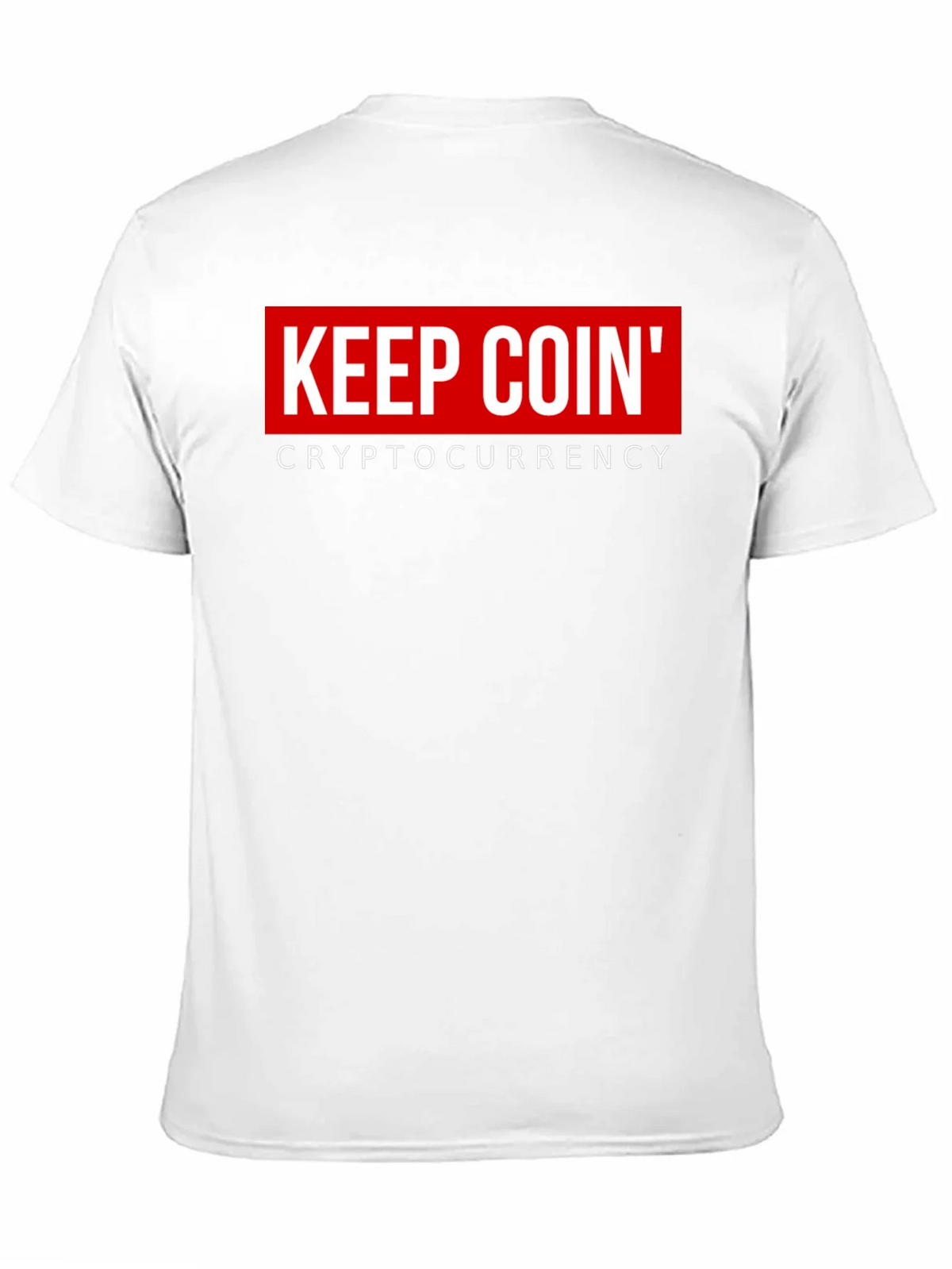 Keep Coin Cryptocurrency Black Graphic T-Shirt product image 2