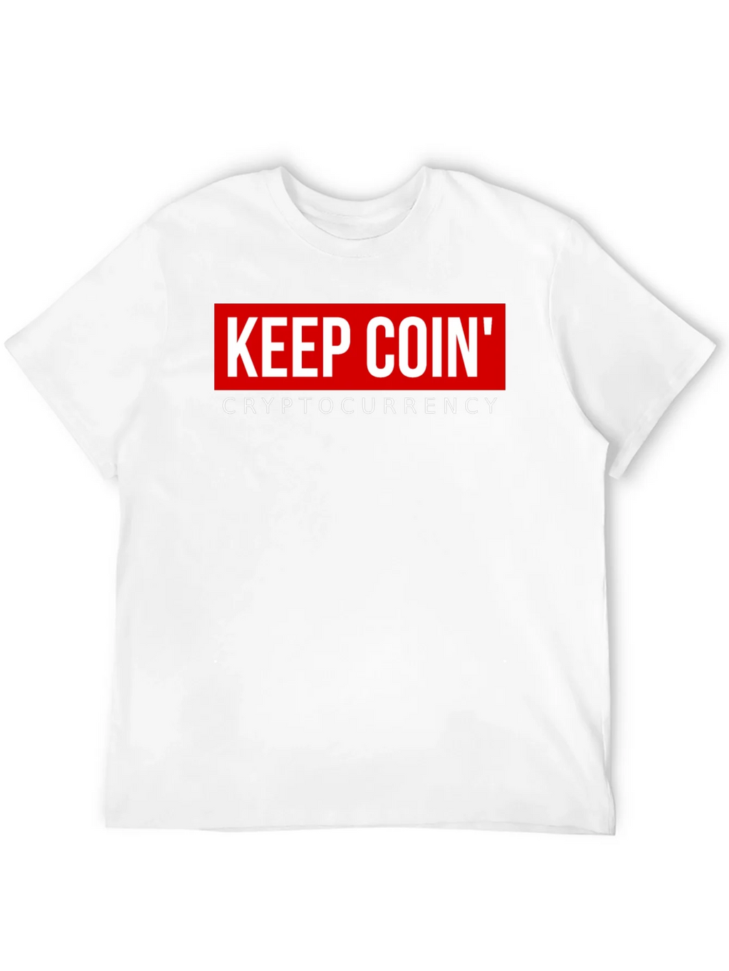 Keep Coin Cryptocurrency Black Graphic T-Shirt product image 3